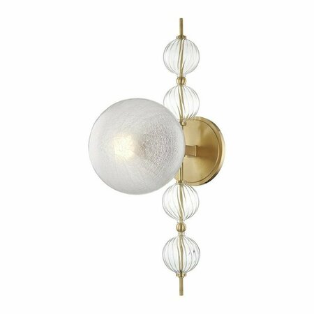 HUDSON VALLEY Calypso 1 Light Wall Sconce 6400-AGB